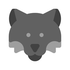 wolf flat icon