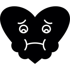 Naklejka premium Sad Face icon
