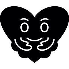 Obraz premium Hugging icon