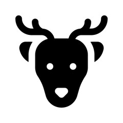 deer glyph icon