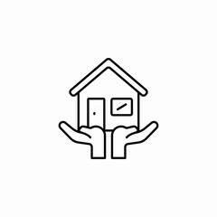 home care protection icon sign vector