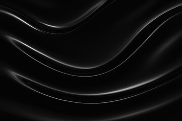 Smooth Obsidian Glass Texture &ndash; High-Gloss Black Sheen for Elegant Volcanic Designs