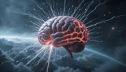 Brain Emits Energy Waves in a Cosmic Setting