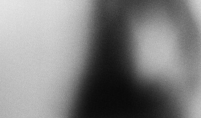 4K Grainy monochrome background with noise. Dark and deep gradient background.