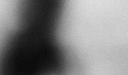 4K Grainy monochrome background with noise. Dark and deep gradient background.