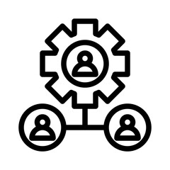 Obraz premium eamwork Settings Gear