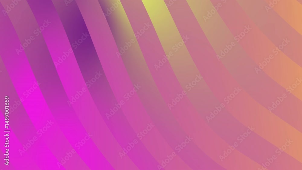 Aufkleber abstract gradient color waves flowing seamlessly looping background