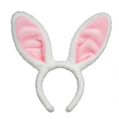 Bunny ears headband isolated on white background