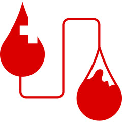 Obraz premium Blood Donation Icon