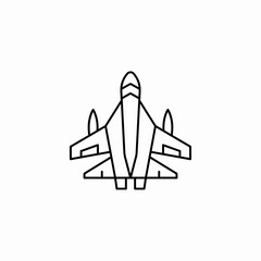 airplane fly icon sign vector