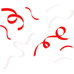 Indonesia Confetti Element