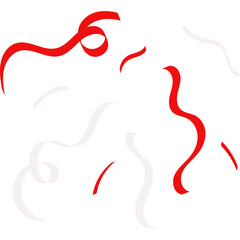 Indonesia Confetti Element