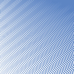 Blue zig zag line stripes abstract background