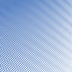 Blue zig zag line stripes abstract background