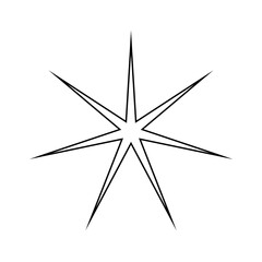 Sparkle vector icon. Shine symbol illustration. star sign or logo.