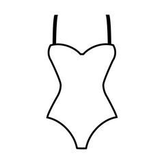 Obraz premium Corset icon vector. pair of stays illustration sign. foundation garment symbol or logo.