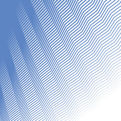 Blue zig zag line stripes abstract background