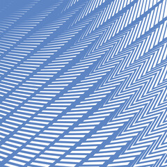 Blue zig zag line stripes abstract background