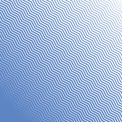 Blue zig zag line stripes abstract background