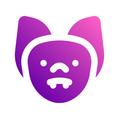 bat gradient icon
