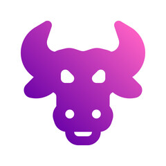 bull gradient icon