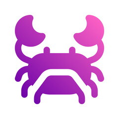 crab gradient icon