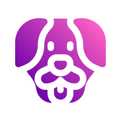 dog gradient icon