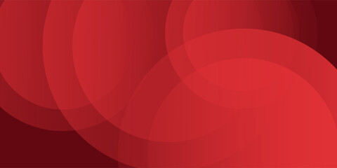 Red abstract background. Dynamic shapes composition red shape circle.Vector ilustration