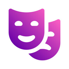 theater gradient icon
