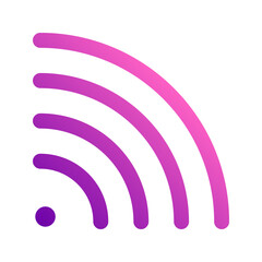 wifi gradient icon