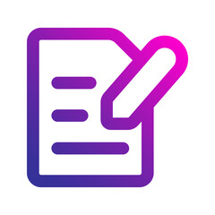 report gradient icon