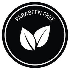 Parabens Free Icon. Vector icon design