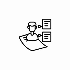 document report icon sign vector