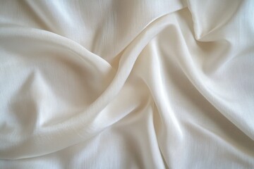 Obraz premium Elegant silk fabric texture closeup on white background