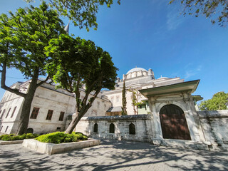 Rear view of Beyazit Mosque, Beyazit Square, Istanbul, Turkey