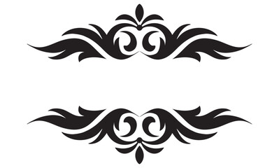 vector fire ornament