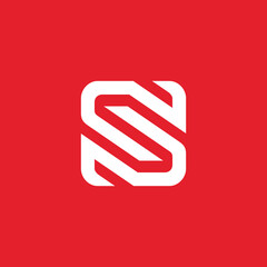 Initial Letter S logo design vector template