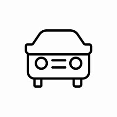 Car transport vehicle icon vector sign