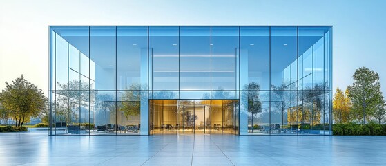 Modern Glass Building Exterior Design: Architectural Marvel