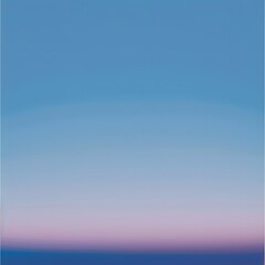 The serene sky showcases a gradient of soft pastel colors transitioning from light blue to a delicate pink hue, creating a peaceful and calming background effect.