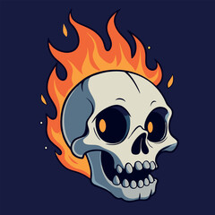 design logo icon mascot illustration vector skull style