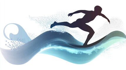 Surfer riding a wave (4)