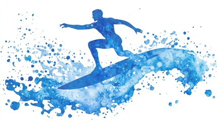 Surfer riding a wave (5)