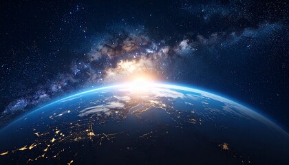 Fototapeta premium planet earth in space