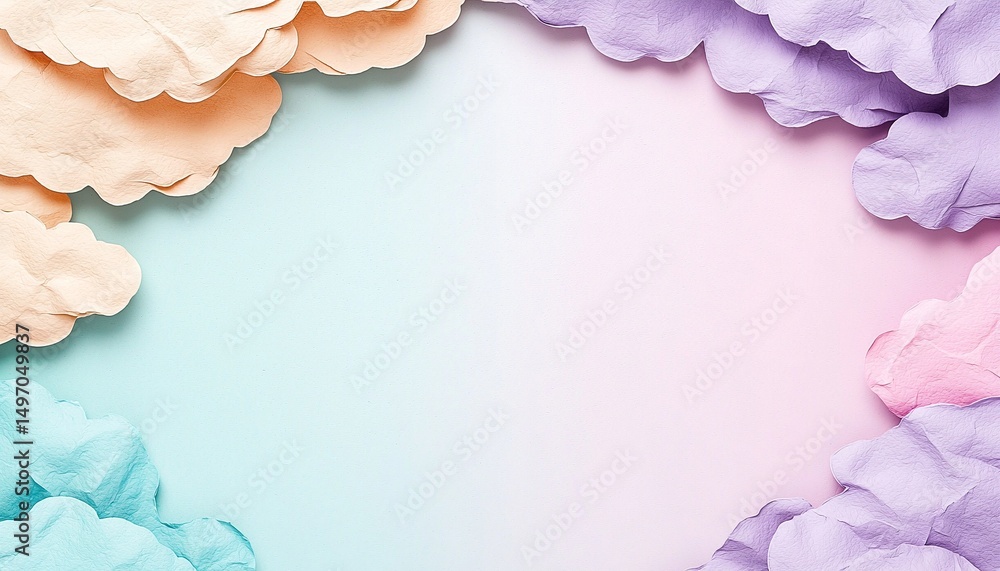 Poster pastel color abstract background with soft texture and gradient