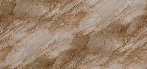 Natural stone-like, warm brown and beige veined pattern