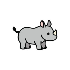 rhinoceros cartoon illustration