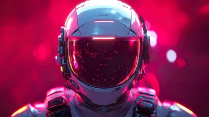 Cyber soldier with body armor and tactical vest, front-facing esport avatar with bold shadows and neon highlights 
