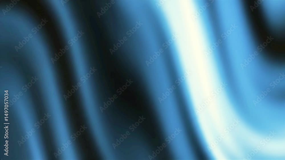 Poster Abstract Blue and White Wavy Gradient Background Animation Loop