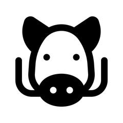 boar line icon